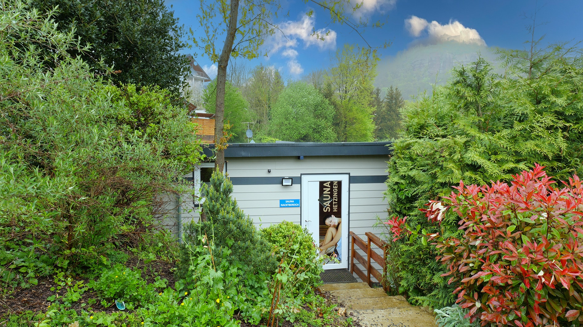 Weg zur Sauna 3