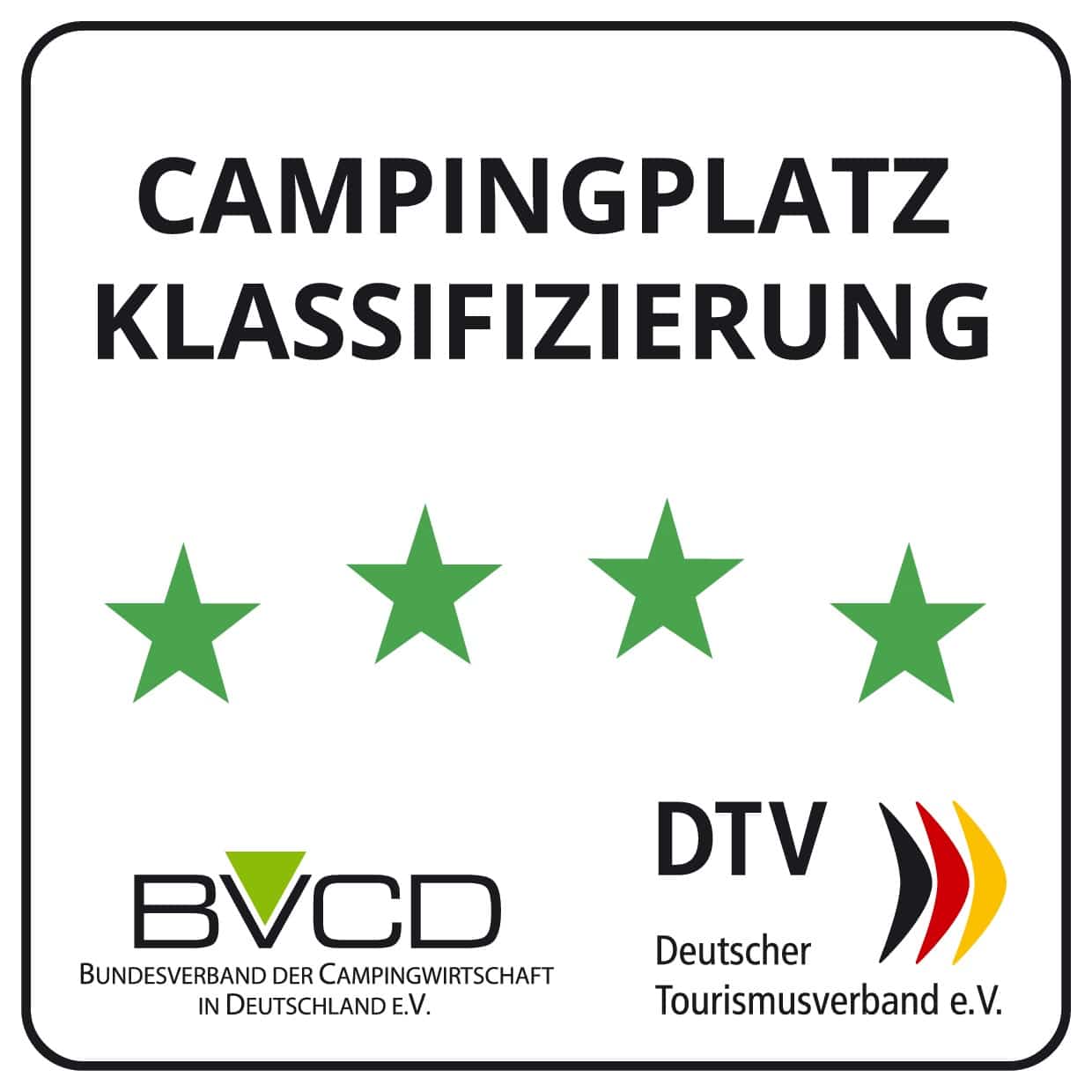4-Sterne Campingplatz Klassifizierung